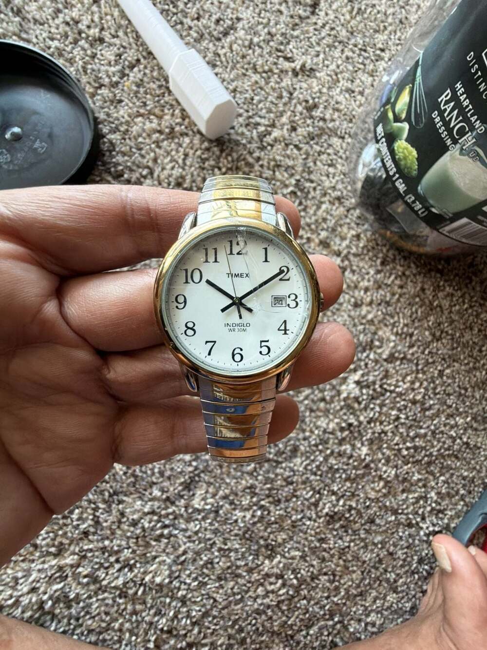 Timex Easy Reader Two-Tone Stainless Steel Expansion Band Watch T2H311